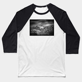 Lighthouse View through Sand Dunes Baseball T-Shirt